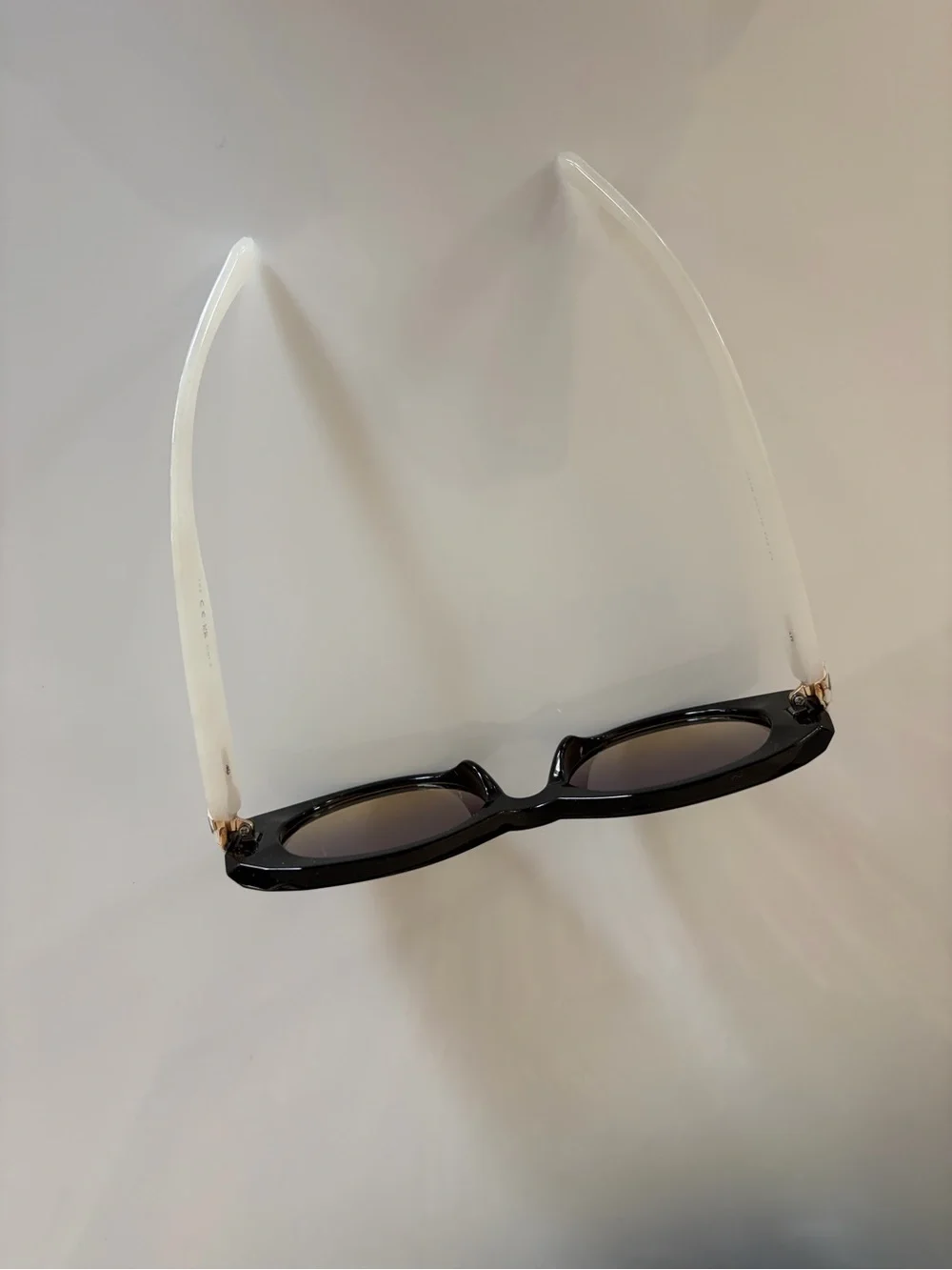 BVLGARY STYLE Black pearl frame Gradient brown purple Lens Women's Sunglasses
